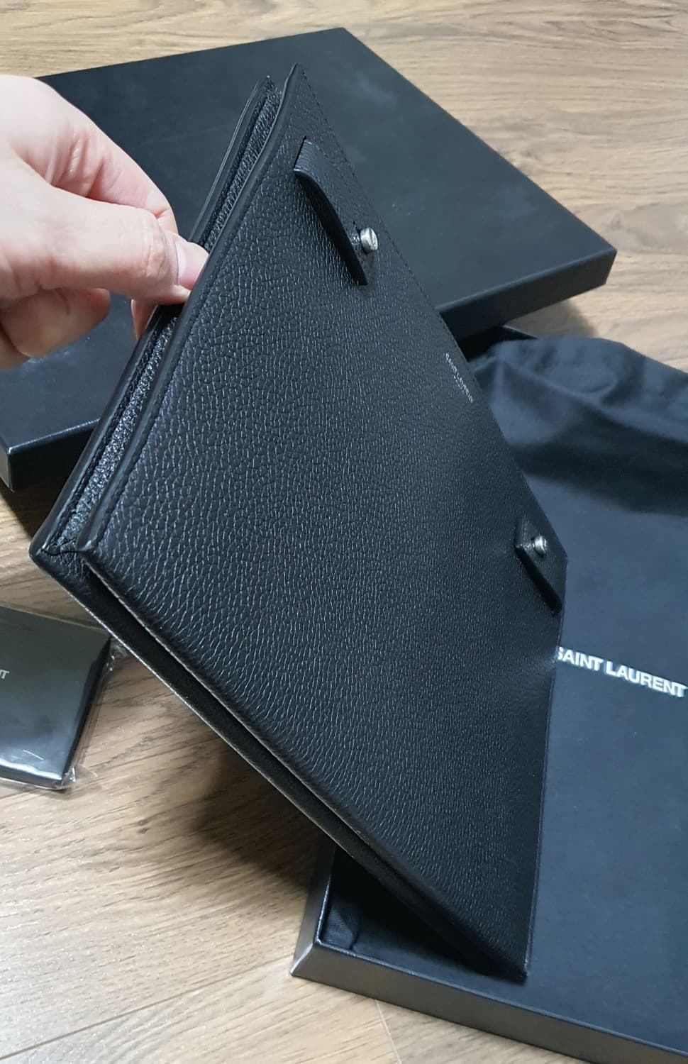 생로랑 삭드주르 클러치 블랙 상품이미지6