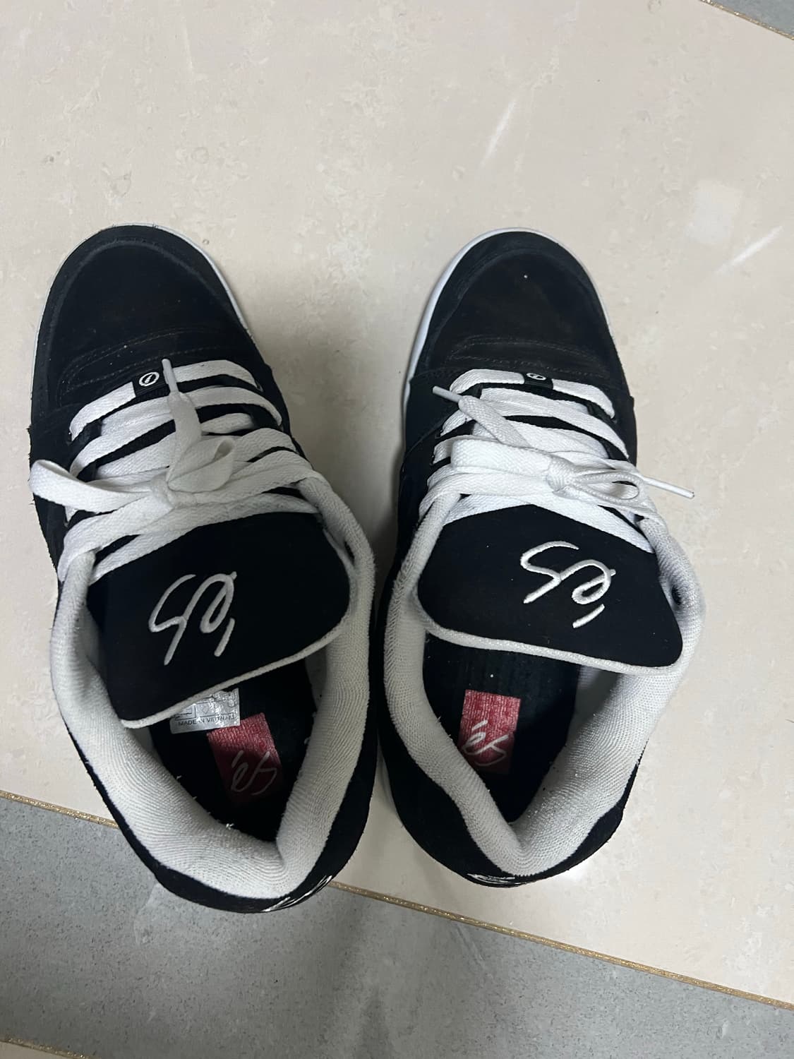 Es 에스 보드화 블랙/화이트 275 상품이미지2