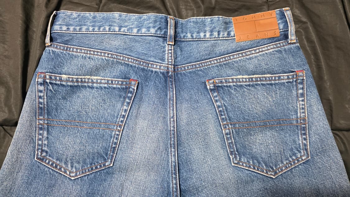 TOMMY 타미 진스 프리미엄 데님 스트레이트 칸디아니 원단(30/32) 상품이미지8