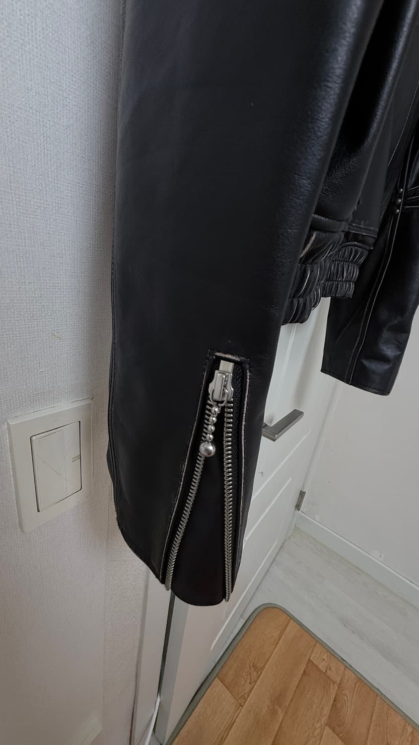 베이컨트아카이브 LEATHER BLOUSON JACKET BLACK(L) 상품이미지6