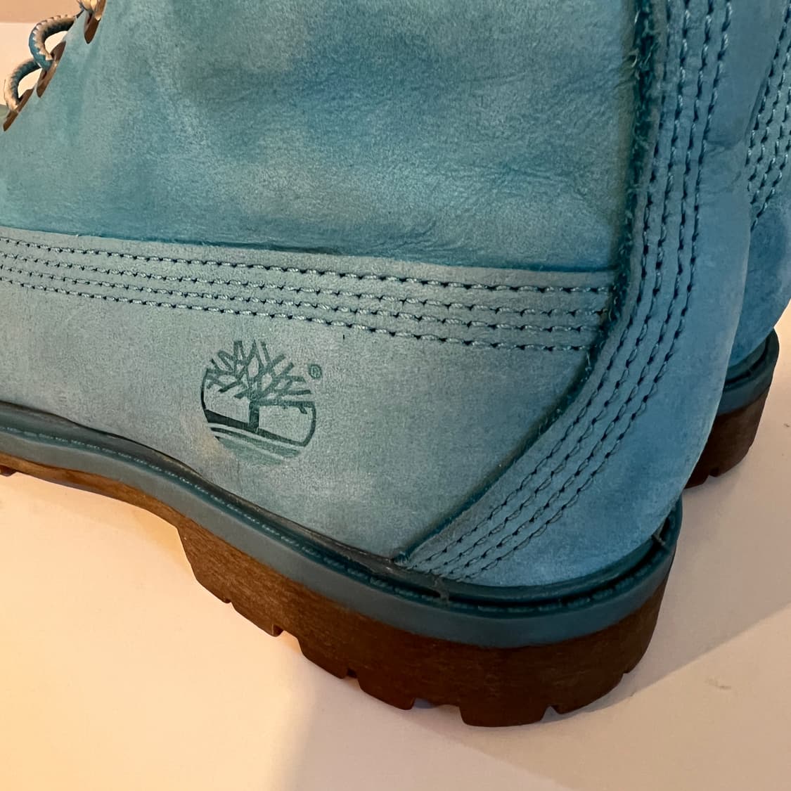 팀버랜드 6인치 프리미엄 워터프루프 라이트 블루 부츠 상품이미지4