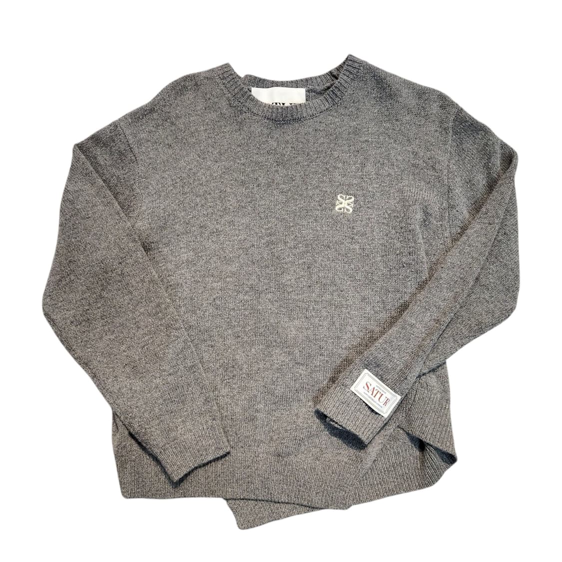 SATUR 캐시미어 절개 블랜드 니트 (M) 상품이미지1