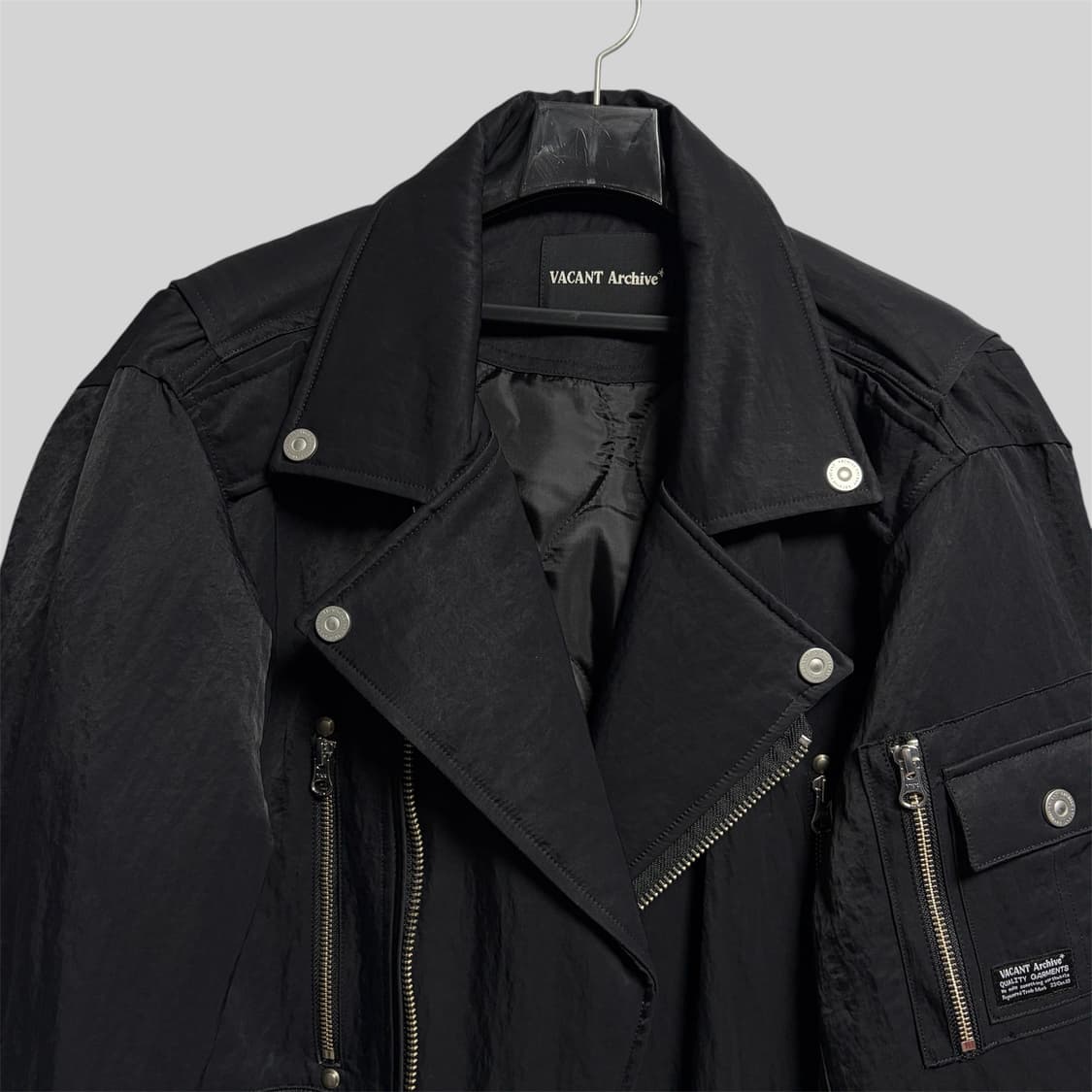 베이컨트 아카이브 패디드 라이더 자켓 블랙 L 상품이미지3