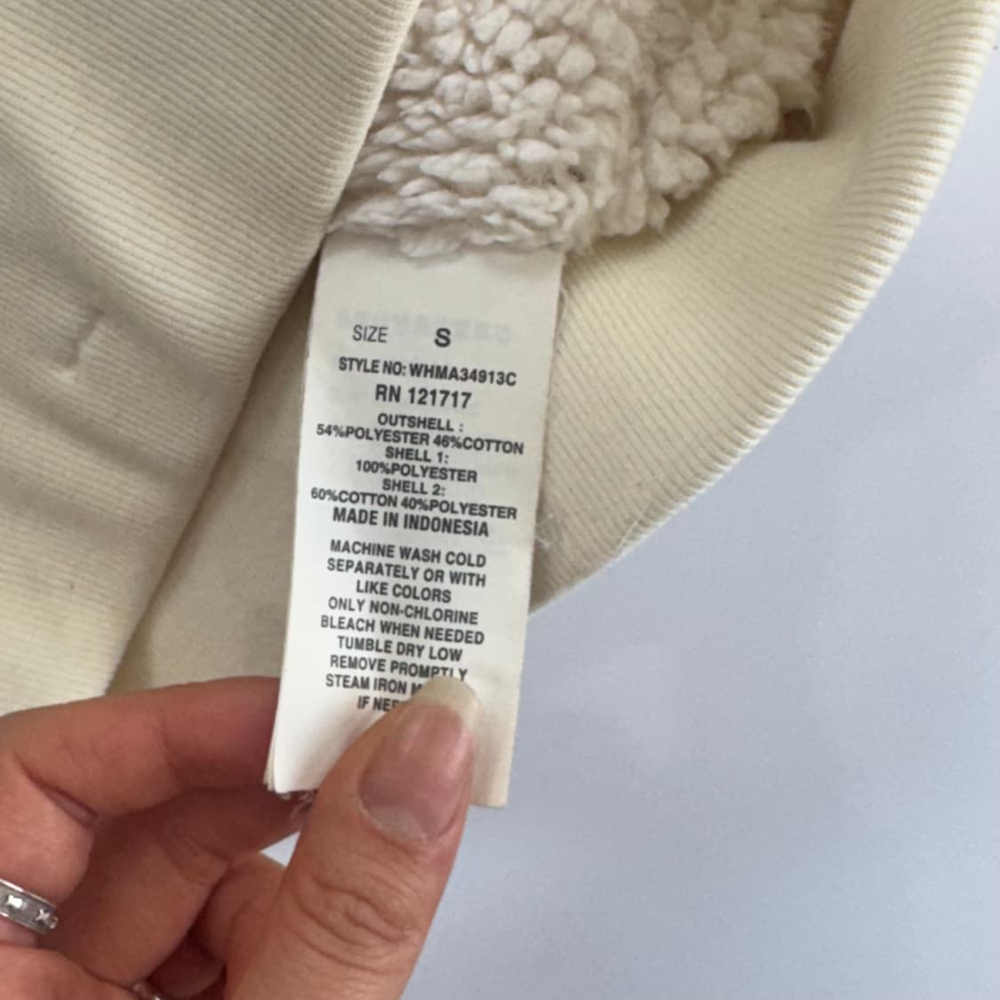 Who A U 후아유 캘리포니아 레터링 아이보리 후드집업 상품이미지8