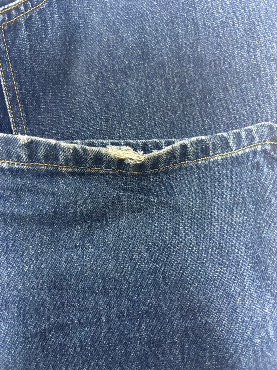 (32*32) 칼하트WIP 더블 니 팬츠 스미스 (블루 스톤 워시드) 상품이미지5