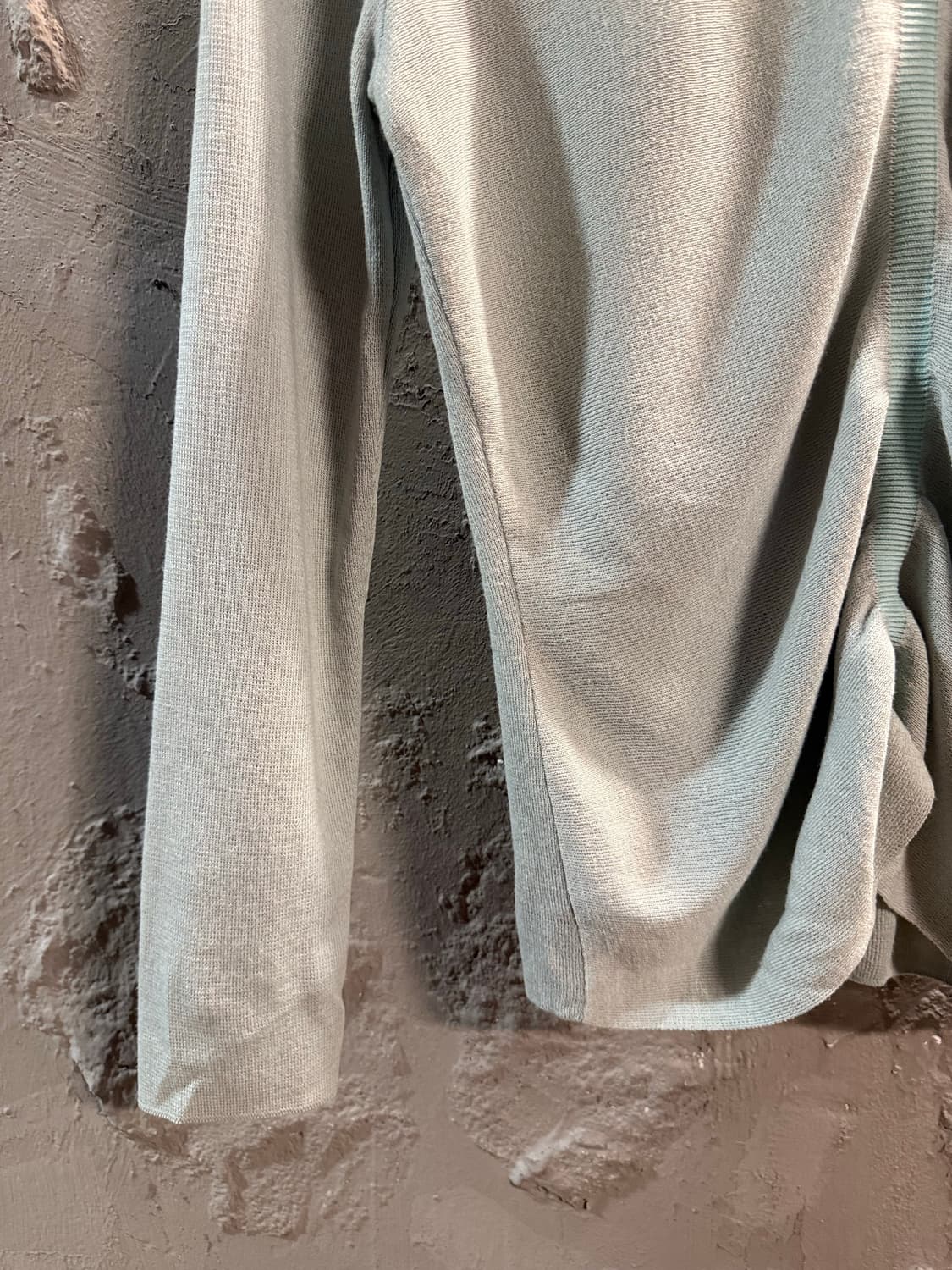 시스템 SYSTEM 브이넥 셔링 니트 민트 90 상품이미지2