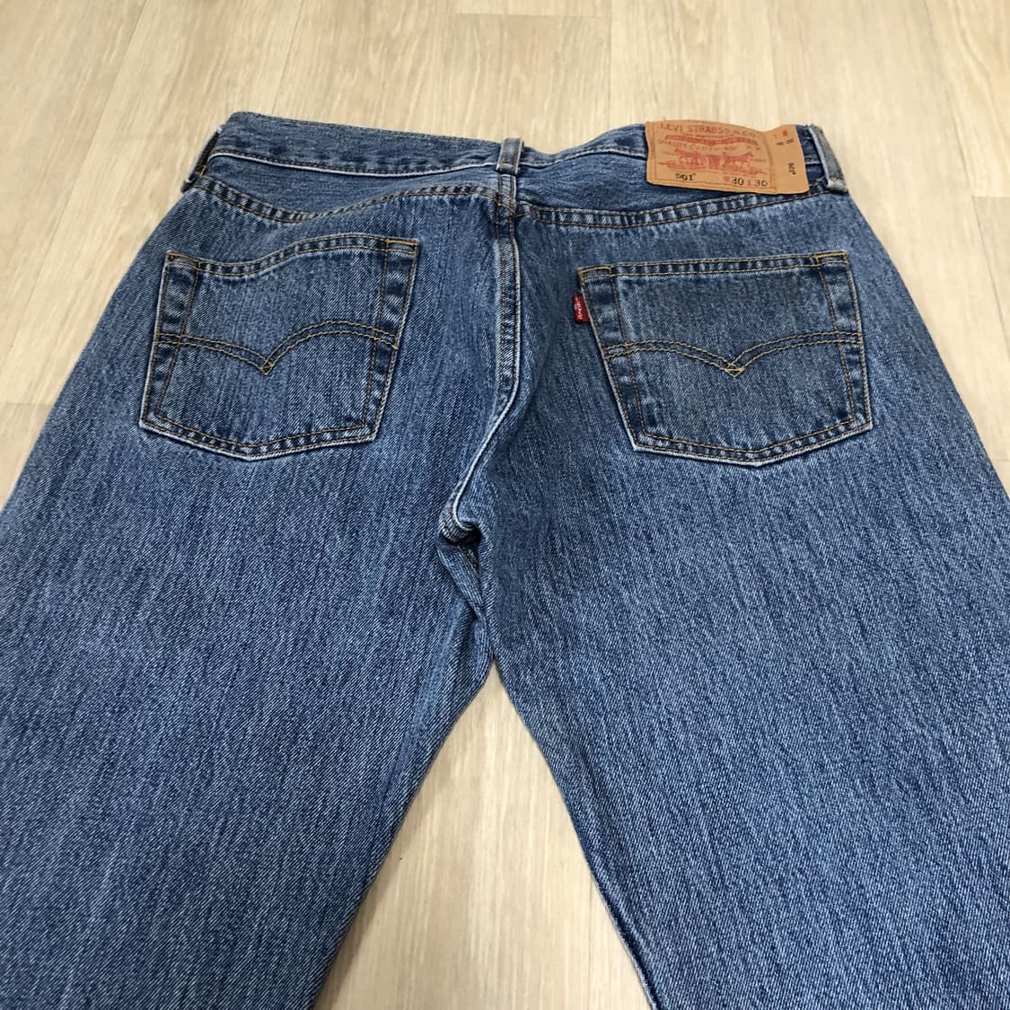 (29) 리바이스 Levi's 501 연청 스트레이트핏 데님 상품이미지6