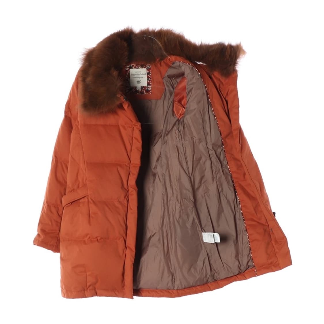 써스데이아일랜드 퍼 다운패딩 상품이미지2