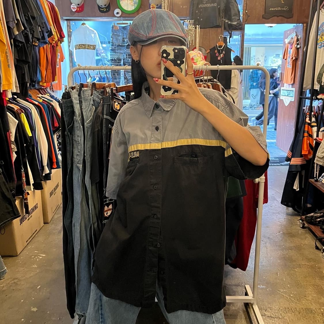 Harley-Davidson 자수 셔츠 상품이미지7