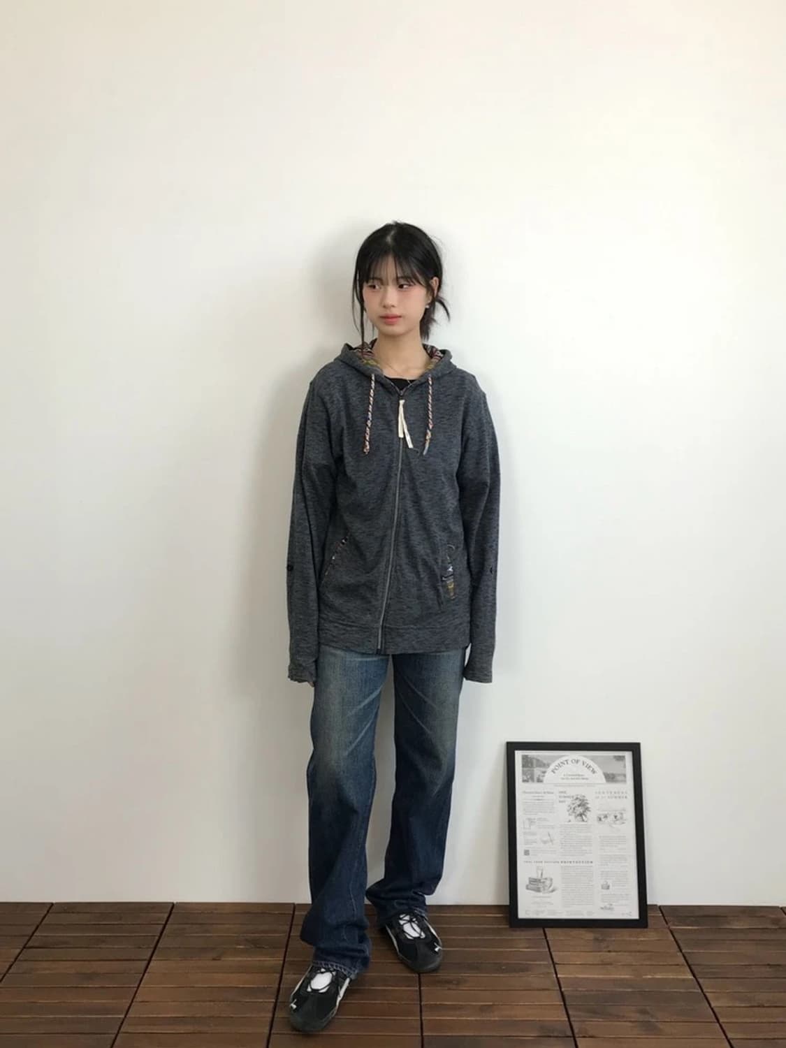 Power To The People Ethnic Zip Hoodie 상품이미지1