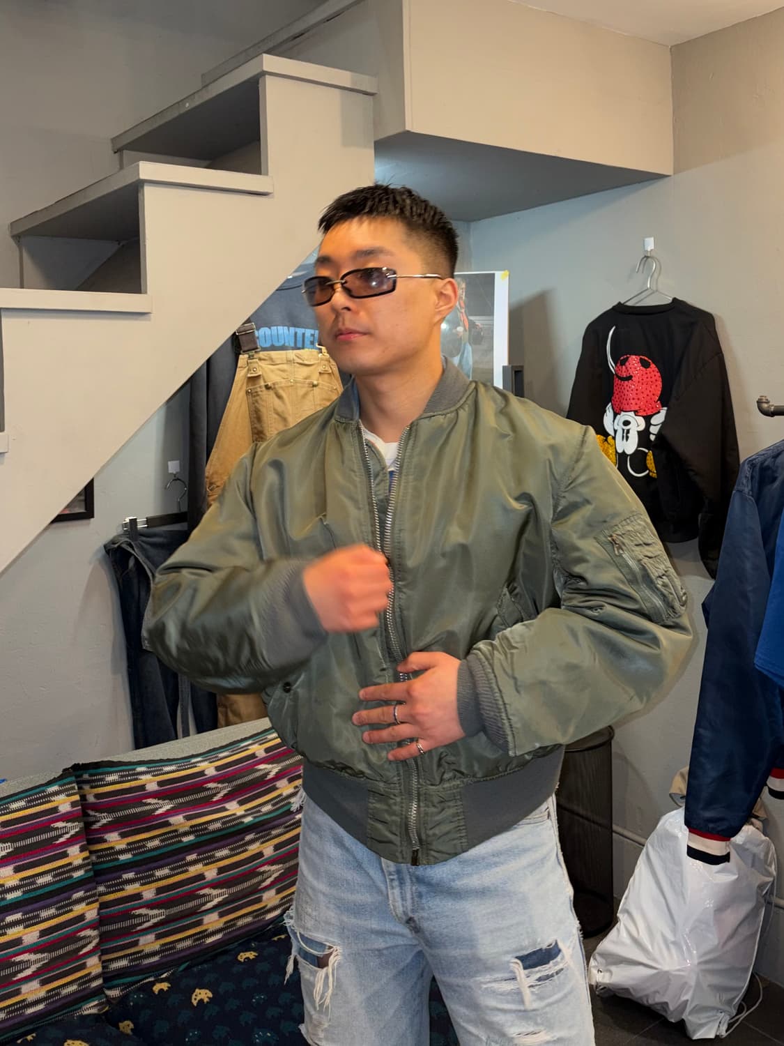 90’s Alpha Industries Ma-1 USA jacket 상품이미지2