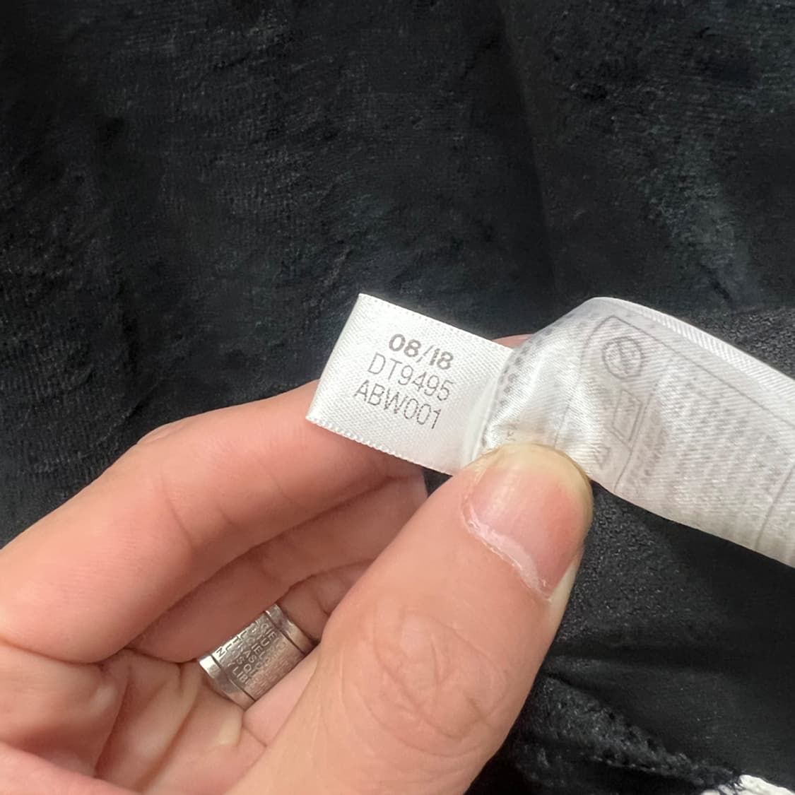 아디다스 x 알렉산더왕 벨루어 디스 조인 져지 M 상품이미지5