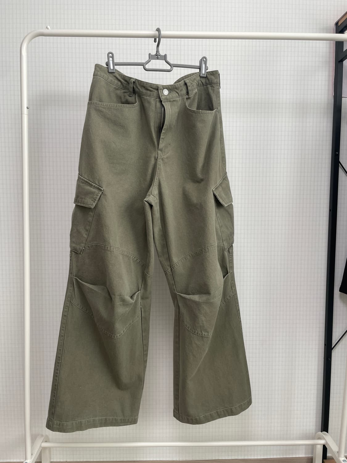 다이브인 WASHED VERN CARGO PANTS (KHAKI) 상품이미지3