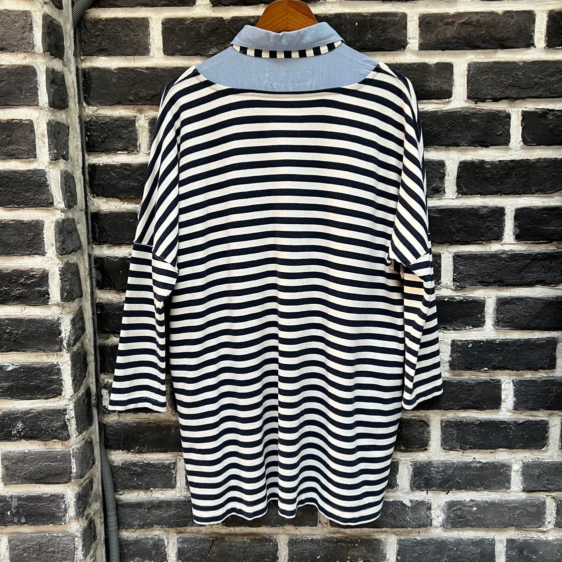 mercibeaucoup 스트라이프 셔츠 원피스 상품이미지5