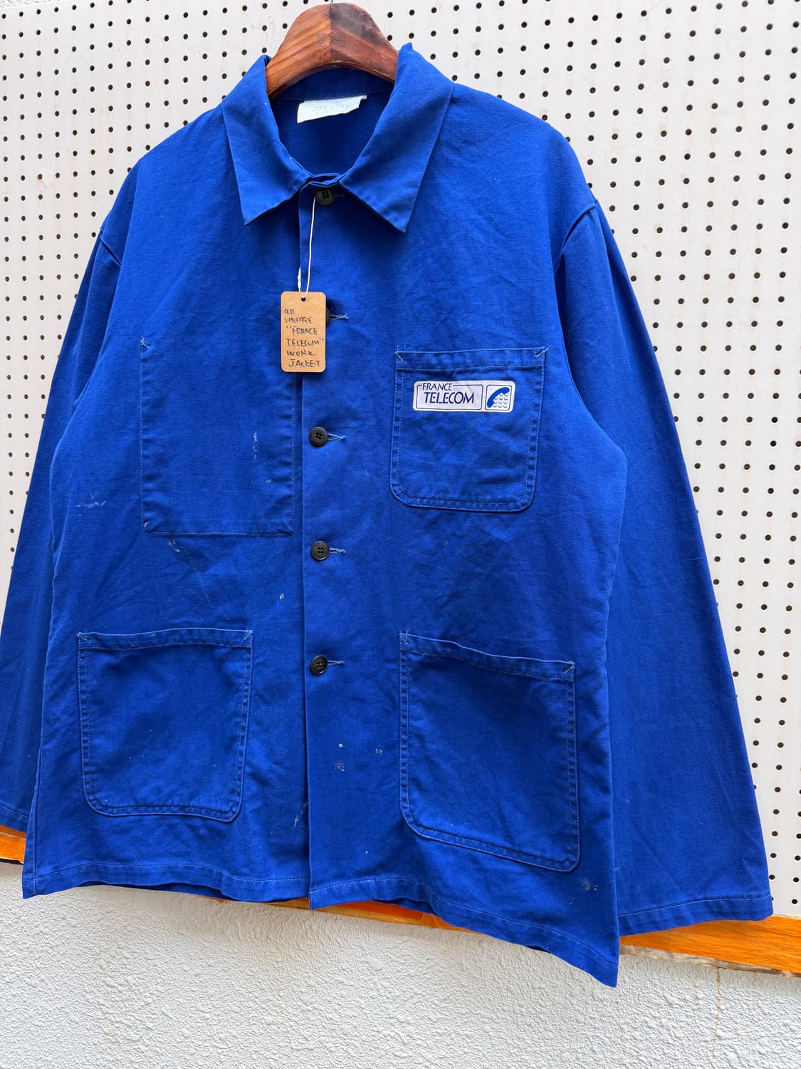 1990s France Telecom WASHED 빈티지 프렌치워크자켓 상품이미지6