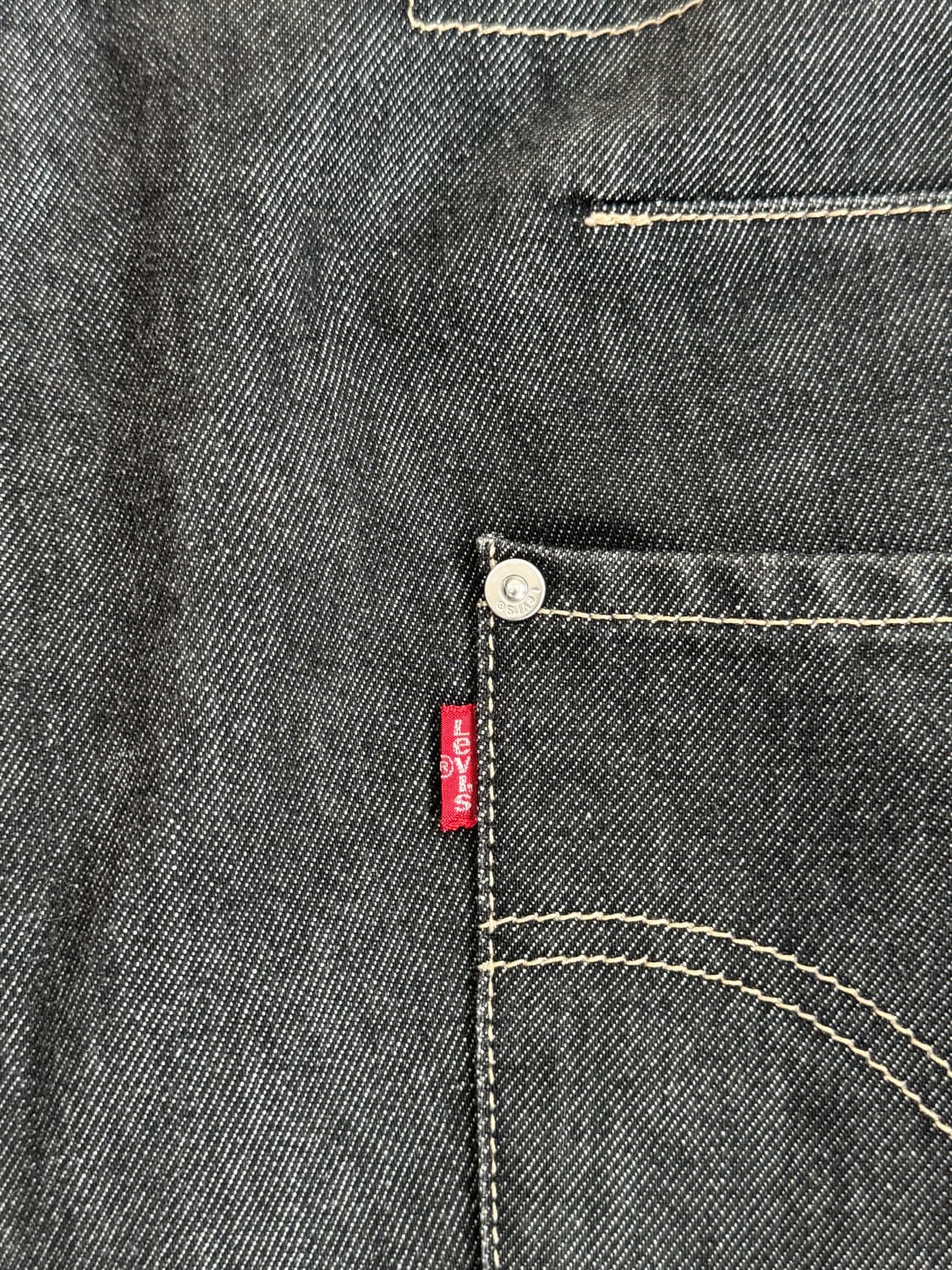 리바이스 흑청 데님 롱스커트 상품이미지9