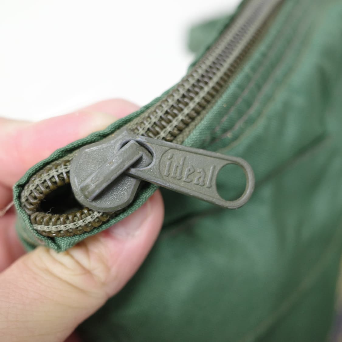 90s 미 해병대 조종사 헬멧 가방 ideal 지퍼  상품이미지4