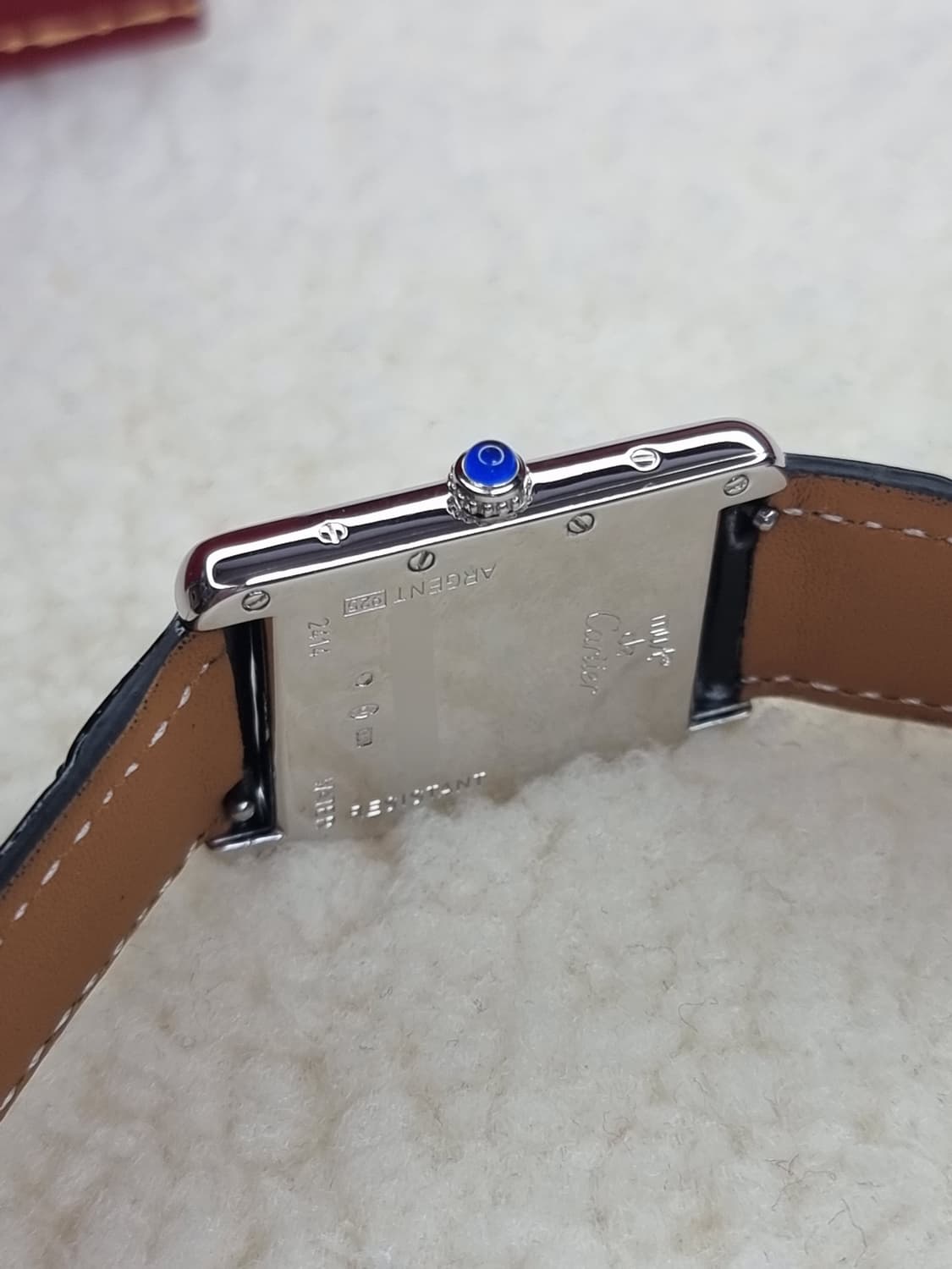 까르띠에 빈티지 탱크머스트 XL 짝수로만 다이얼 디버클 시계 99년  상품이미지3