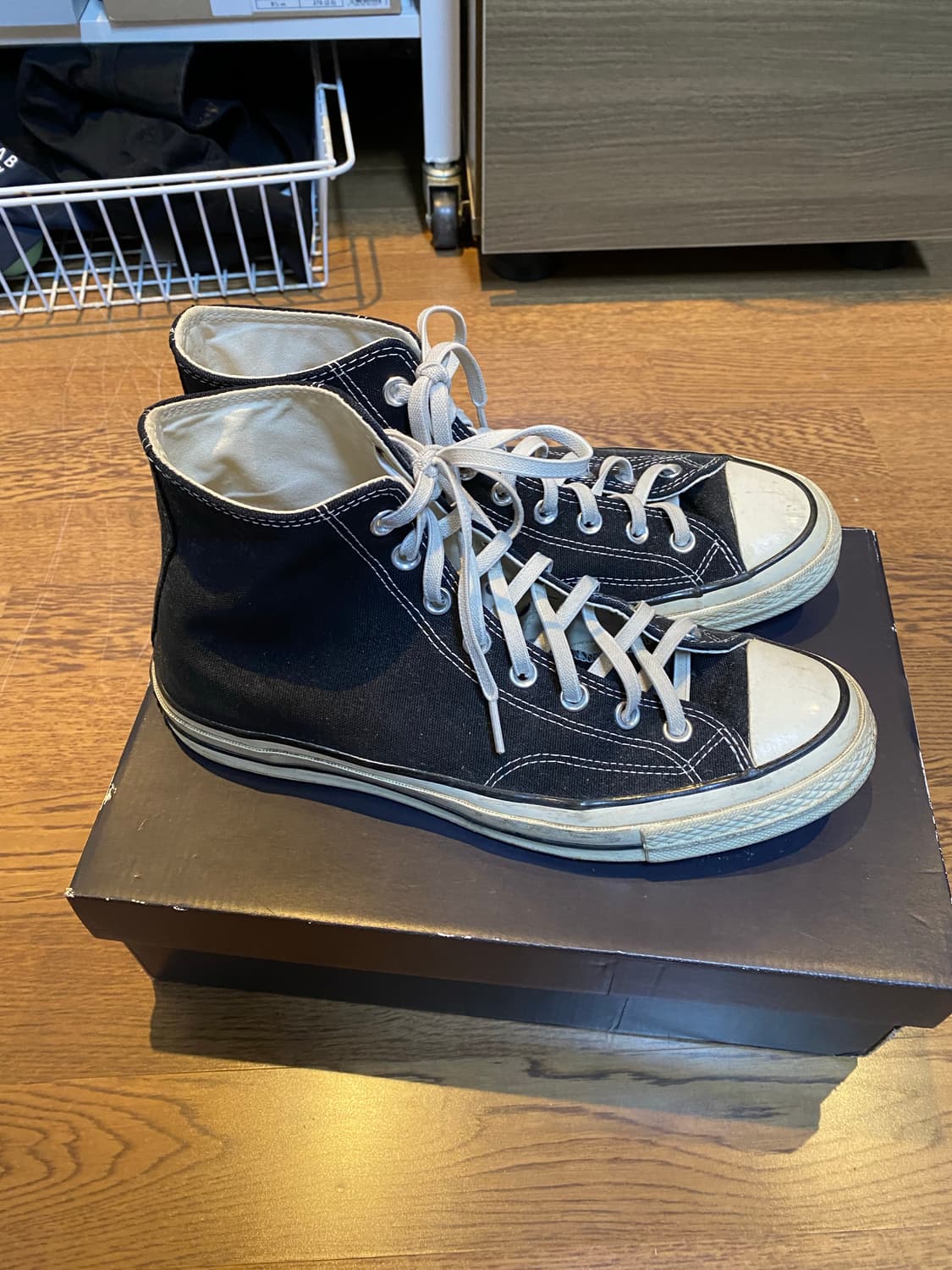 컨버스 척테일러 척70 하이 블랙 275 상품이미지3