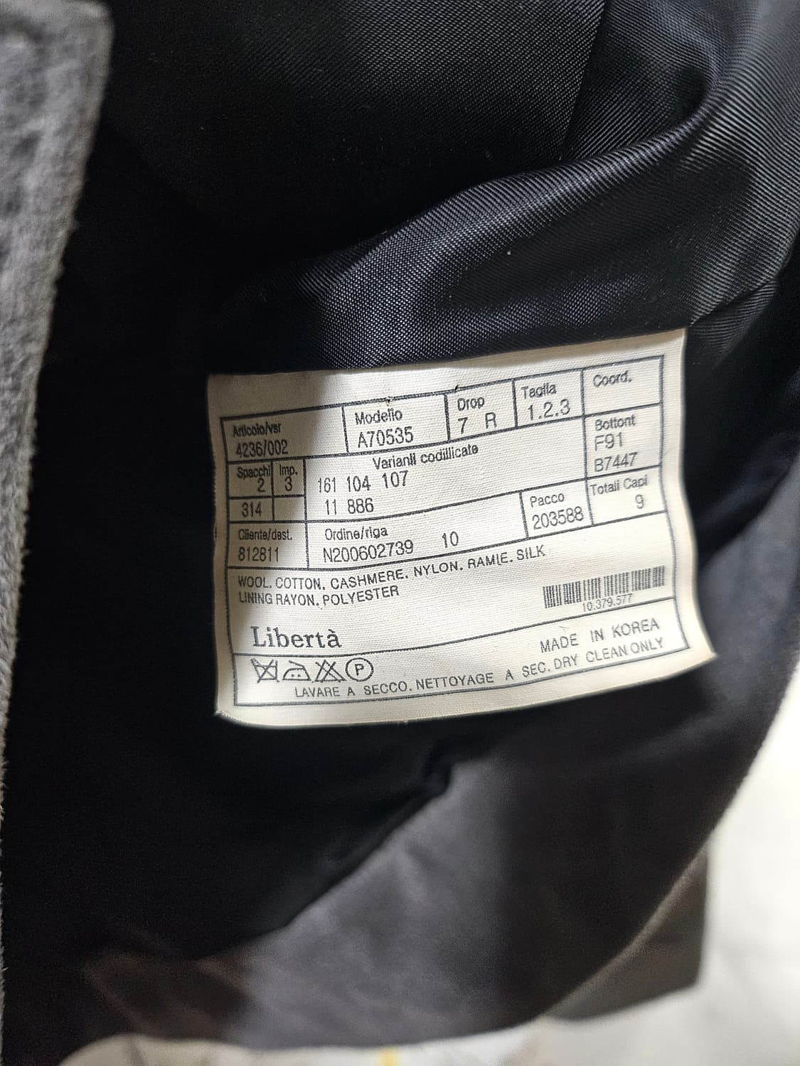 Libertà 남성 스웨이드 자켓 L 상품이미지4