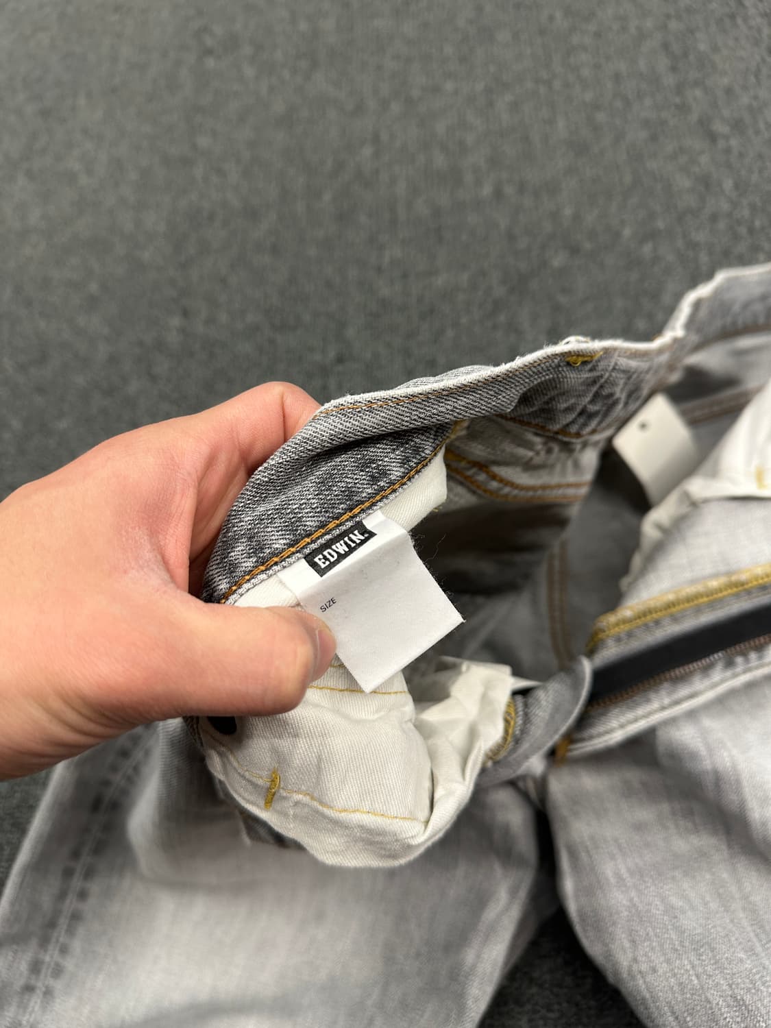 33) 에드윈 505zx 그레이 워싱 데님팬츠 상품이미지10