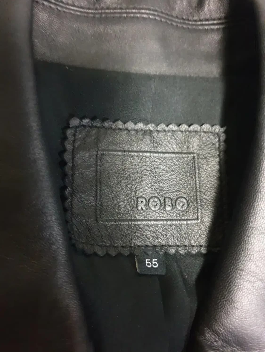 (이태리) ROBO 로고 25ss 이태리 램스킨 더블 자켓 블랙 (55) 상품이미지6