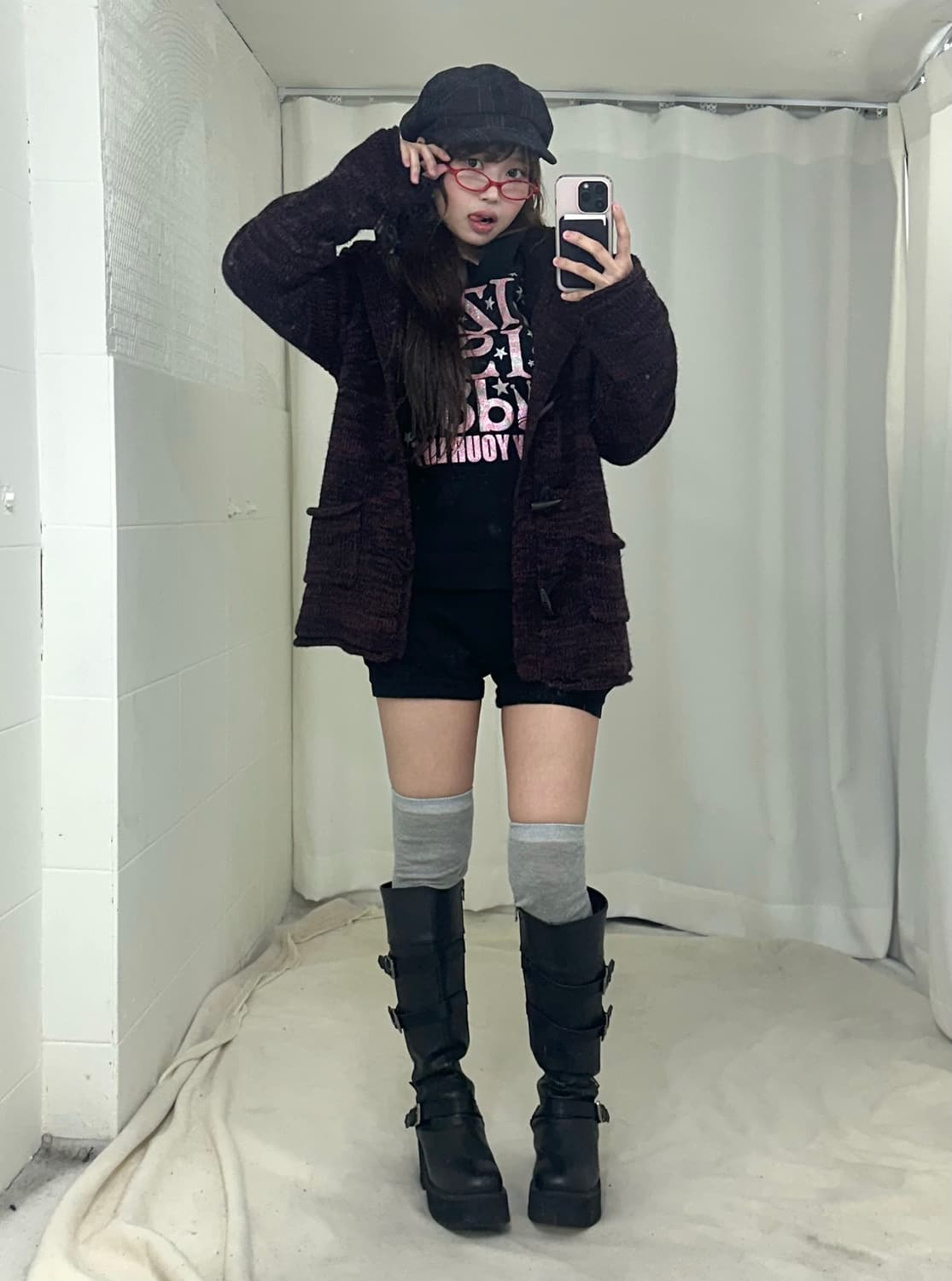 리즈리사돌 후드티, 펌킨팬츠 데일리 펑크 코디세트 상품이미지2