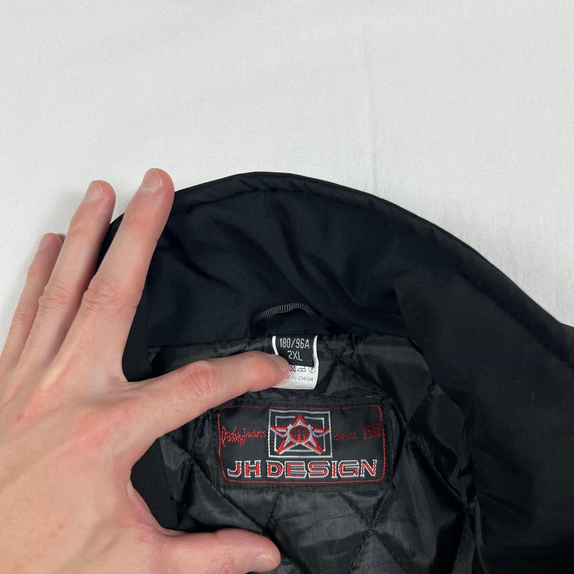 jh 디자인 나스카 잭다니엘스 팀 레이싱 봄버 자켓 상품이미지6