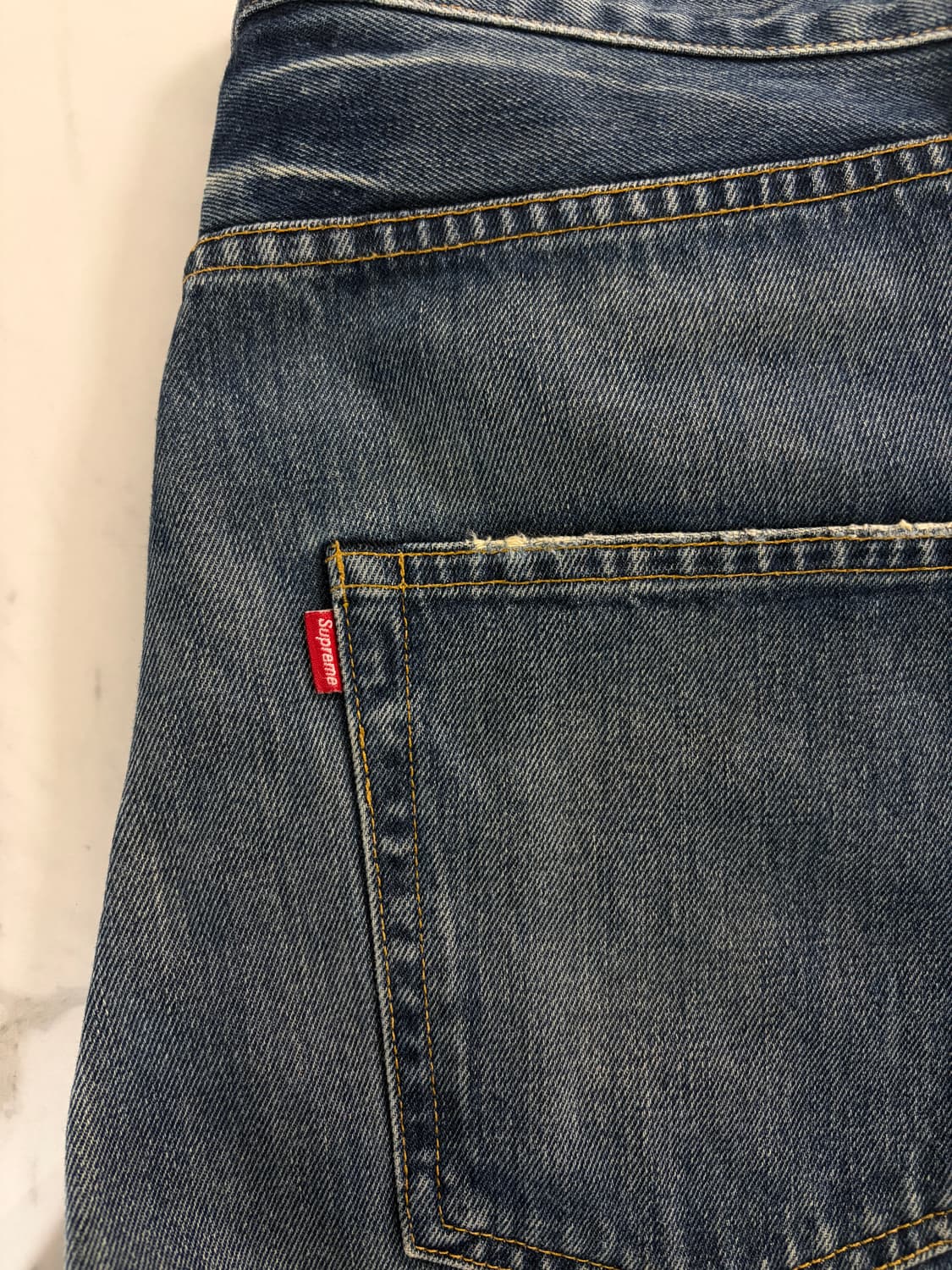 90s-00s 올드 슈프림 데님 팬츠 36 상품이미지2