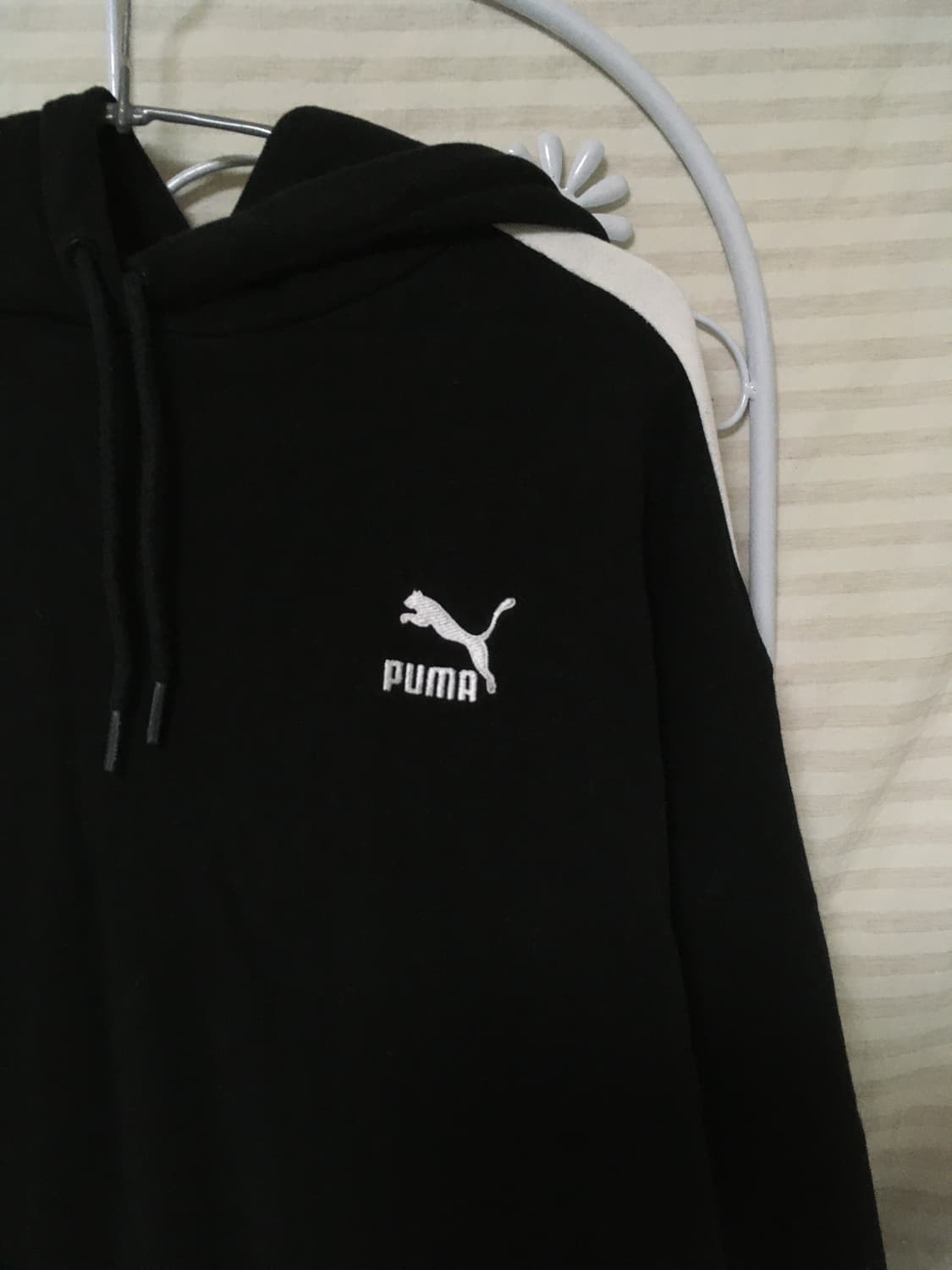 빈티지 푸마 블랙 롱후드 y2k 스트릿 갸루 펑키 일본빈티지642  상품이미지4