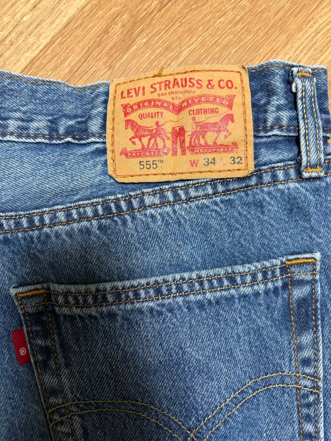 리바이스 555 W34 L32 상품이미지2