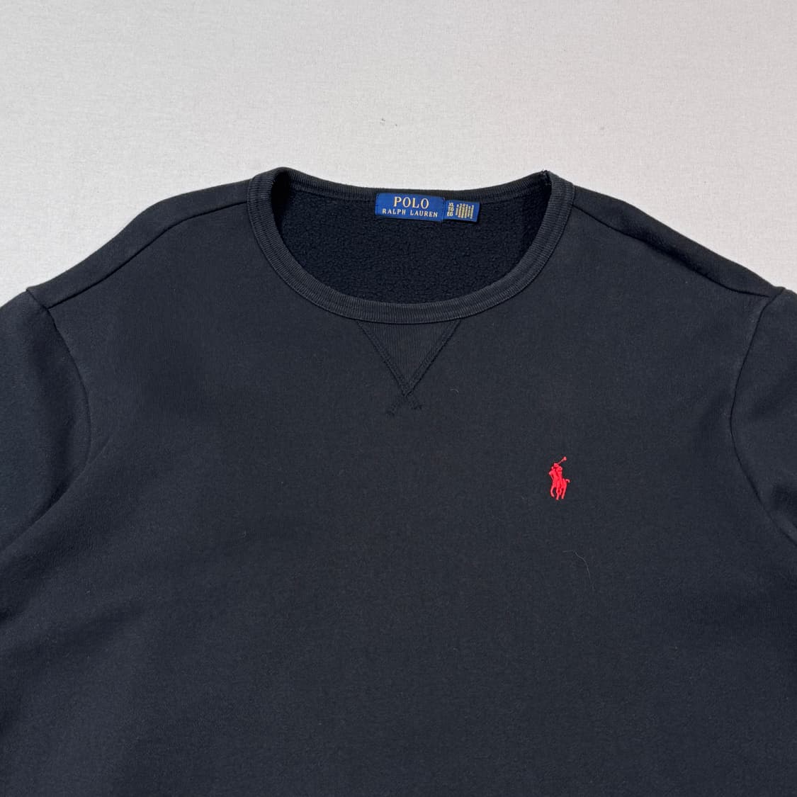 XL) 폴로 랄프로렌 맨투맨 티셔츠 블랙 상품이미지3