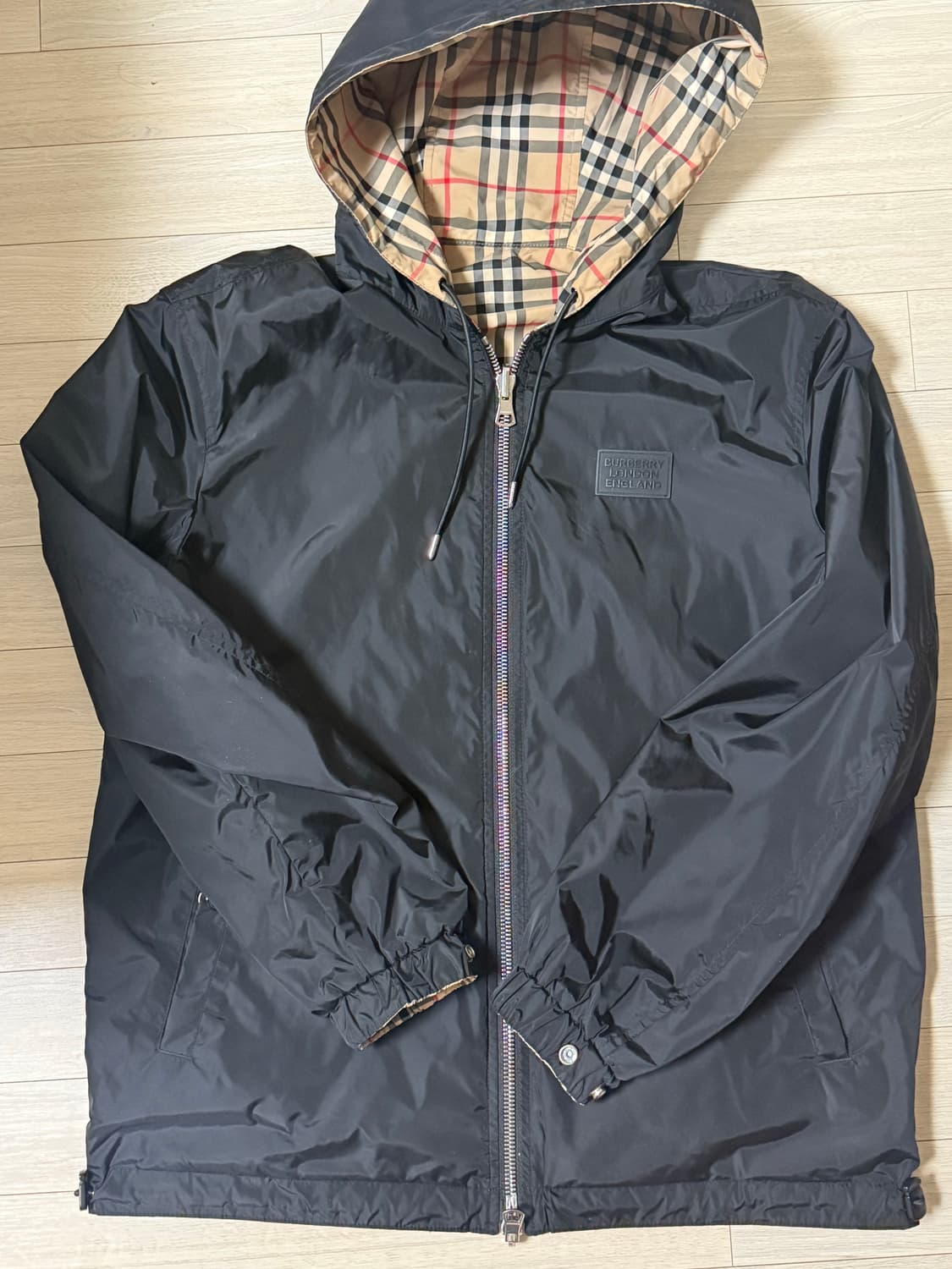 버버리 양면 바람막이 자켓 S (95-105) 상품이미지3
