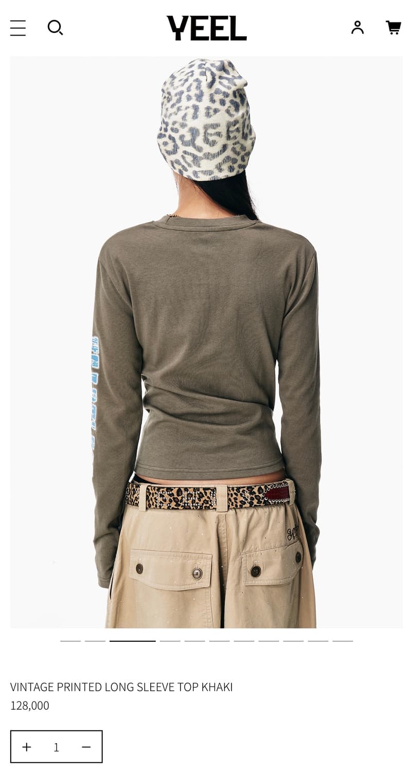 YEEL 카키 롱슬리브 상품이미지3