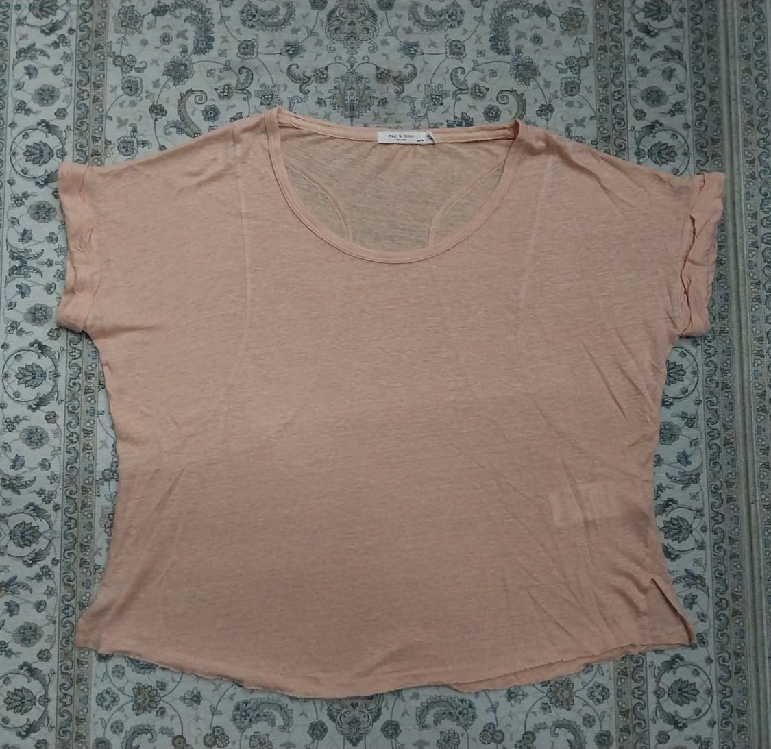 랙앤본 린넨 반팔티 상품이미지2