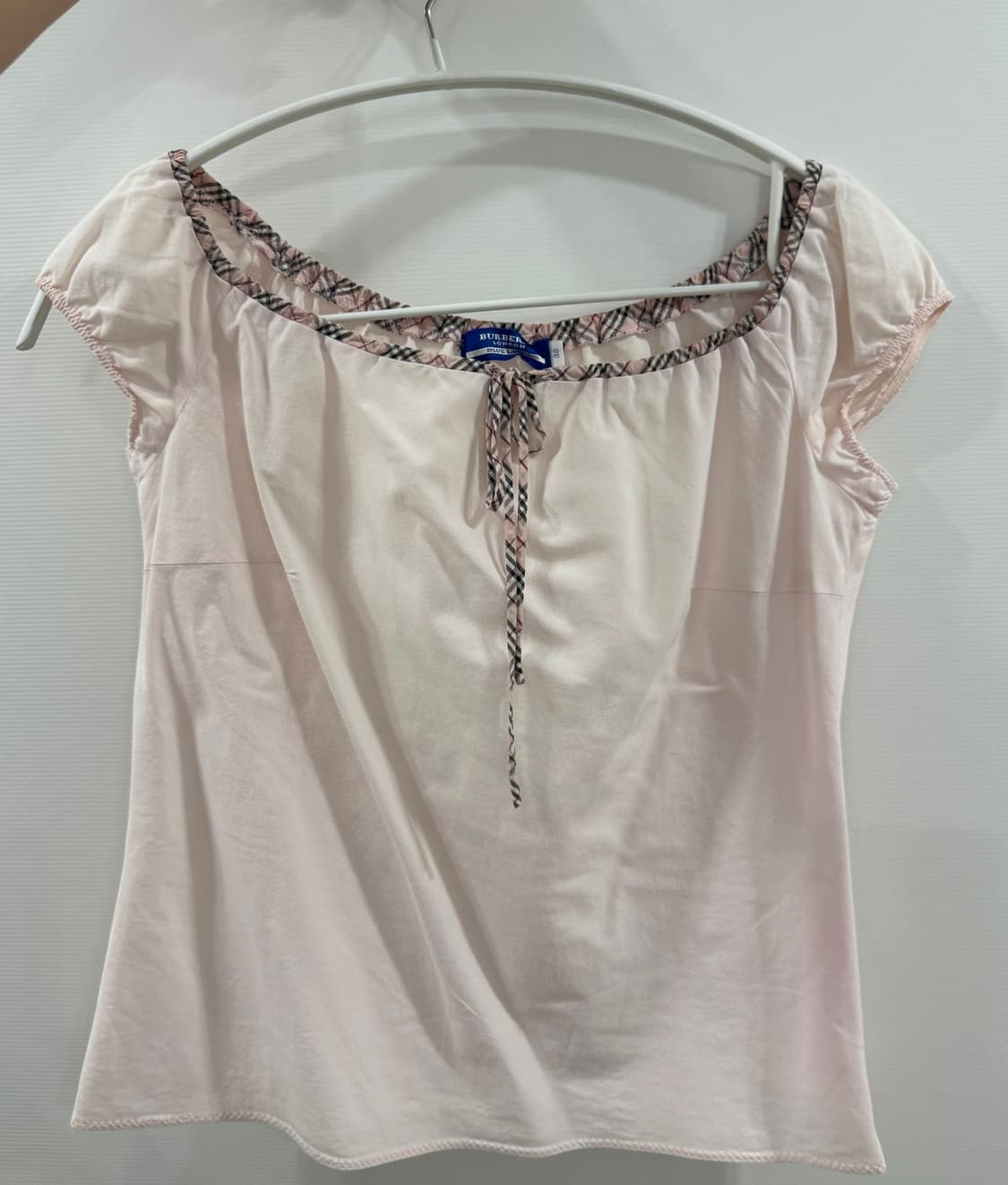 버버리 블루라벨 핑크 블라우스 38사이즈 상품이미지1