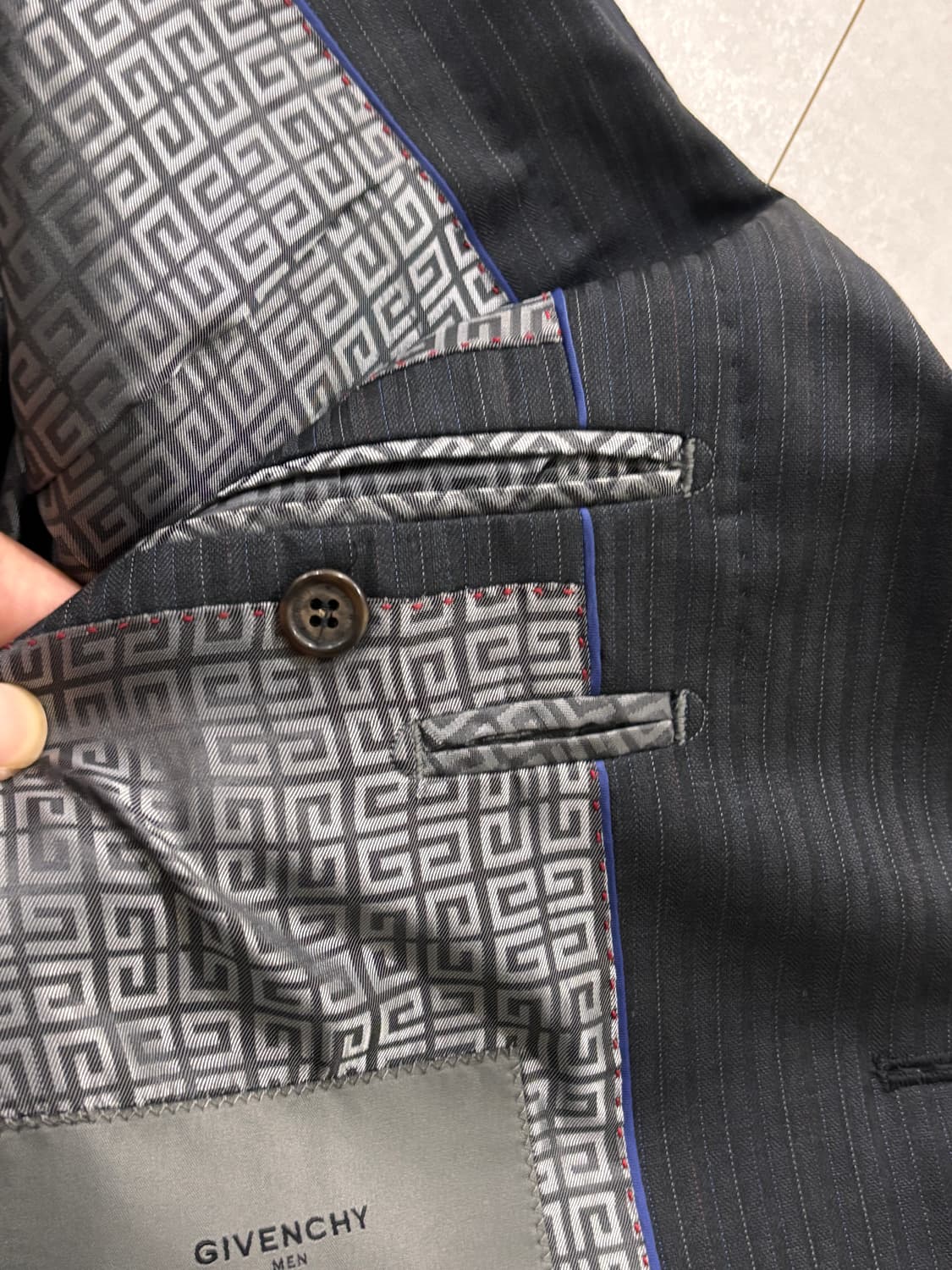 00s Vintage Givenchy Archive 모노그램 블레이저 상품이미지8