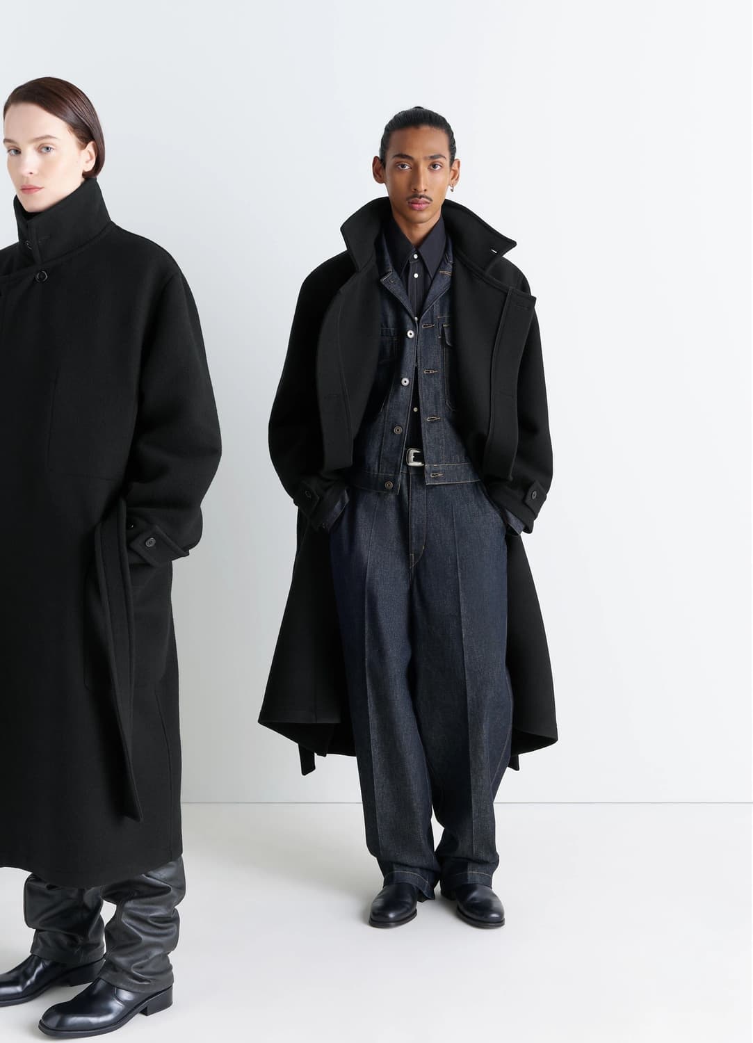 [L]르메르 25fw 랩 코트/블랙 상품이미지1