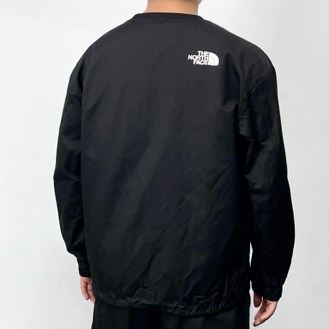 노스페이스 화이트라벨 빅로고 알바니 크루넥 웜업 상품이미지2