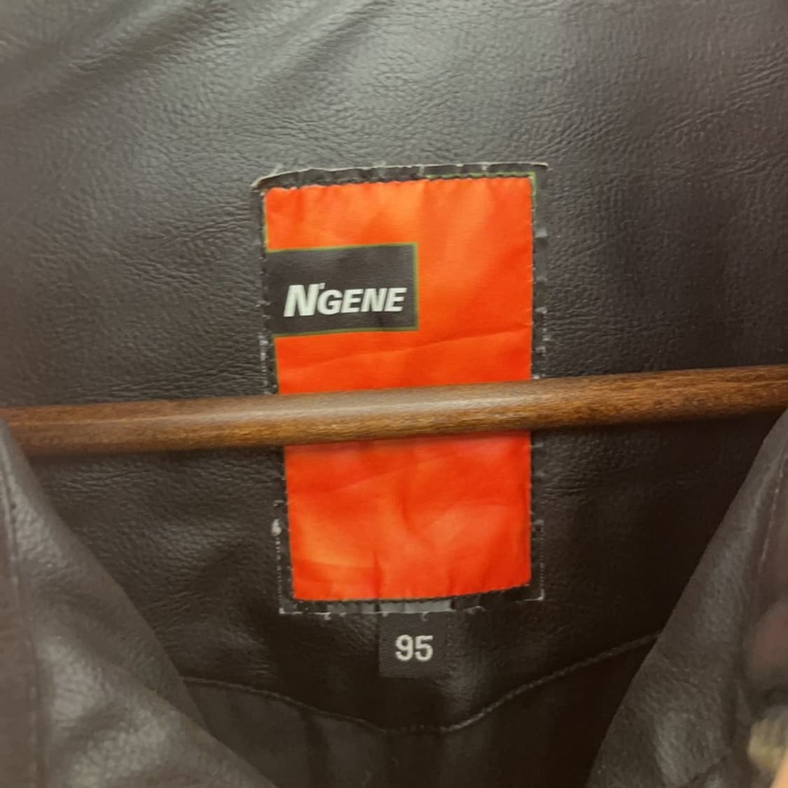 N'GENE 엔진 스트릿 펑크 모터 레이싱 가죽자켓 95 C09453 상품이미지5