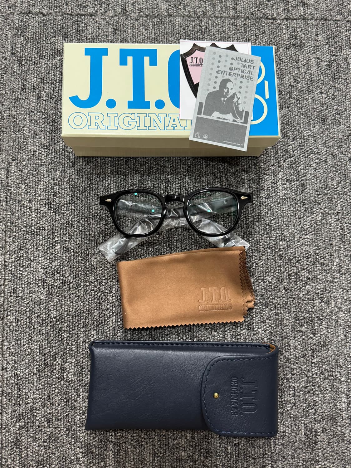 단순착용) JTO AR 블랙 줄리어스타르트옵티컬 46/24 상품이미지4