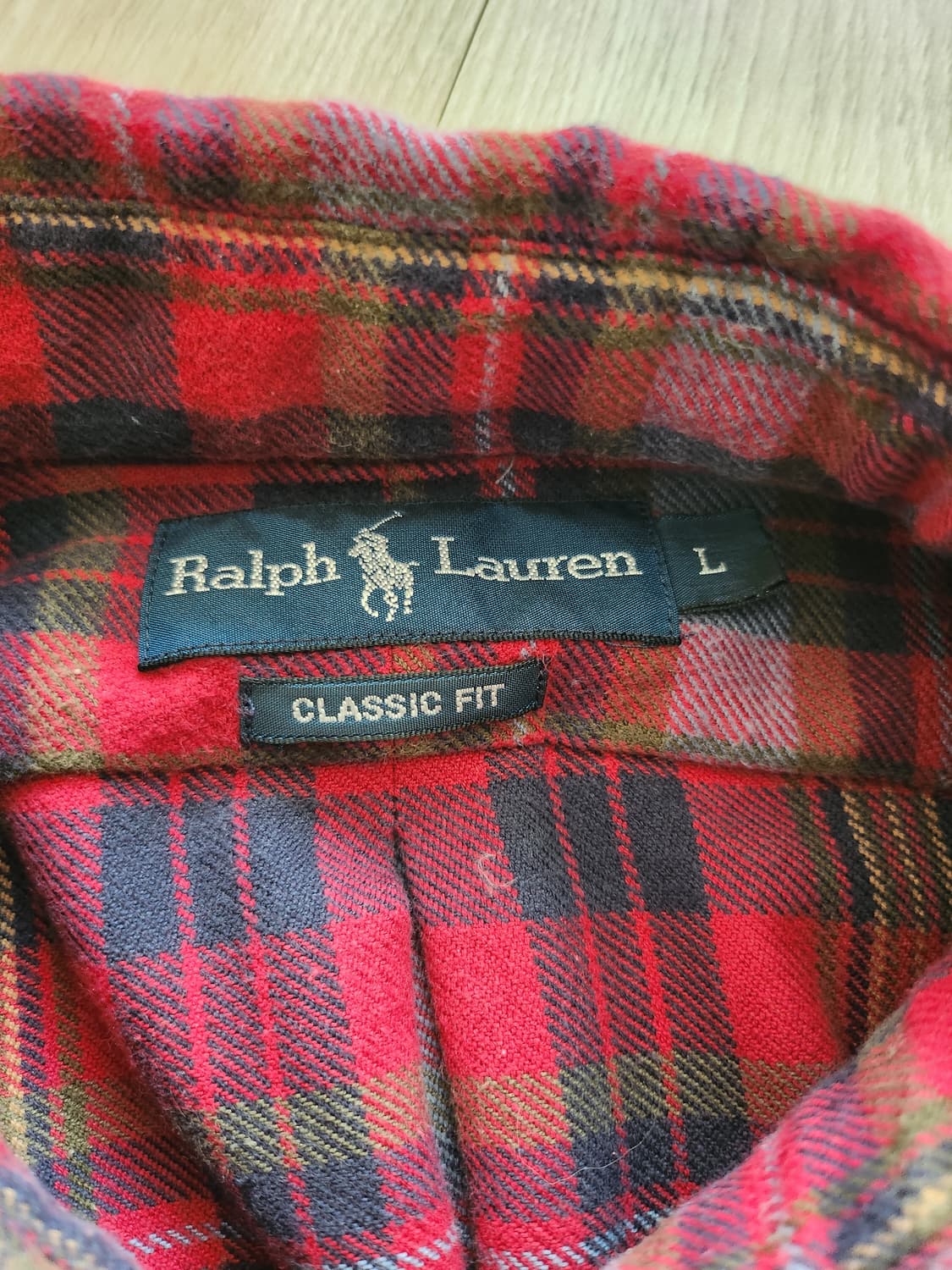폴로랄프로렌 체크셔츠 (L 상품이미지8