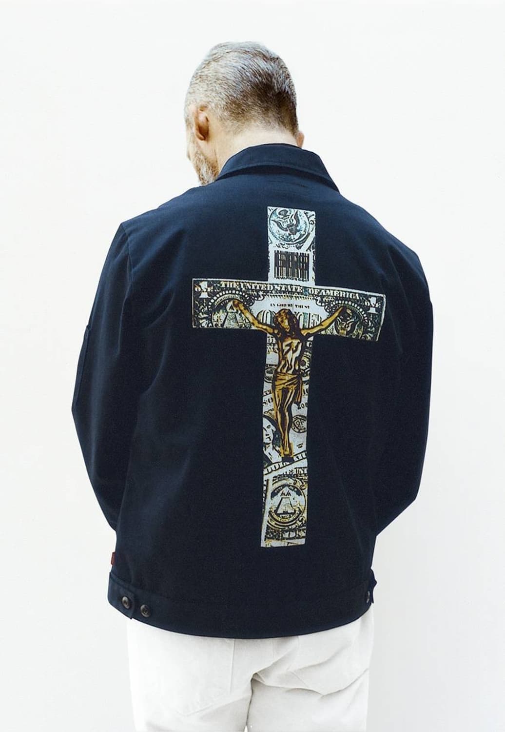 슈프림 14 S/S 데드케네디 워크자켓 블랙 M 상품이미지3