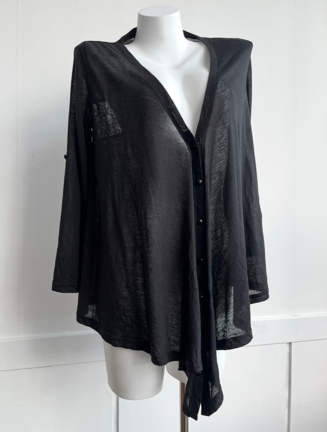 LIZ LISA doll 고스 무드 백 레이스 블랙 가디건 상품이미지3