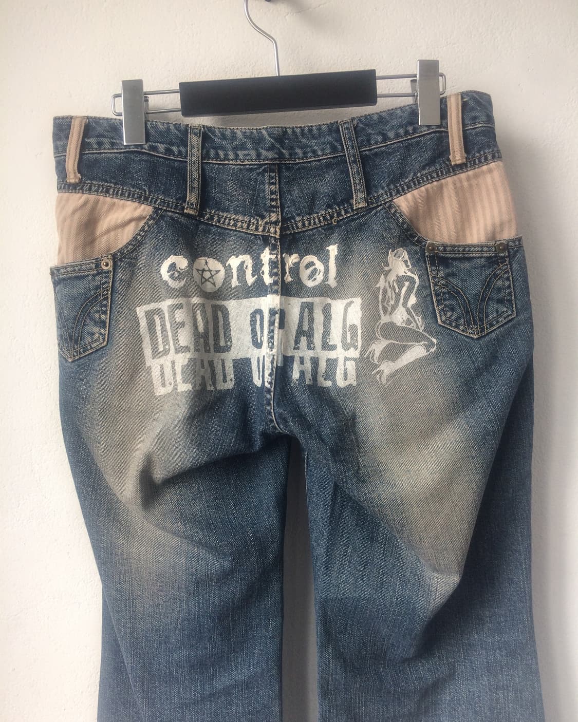 Algonquins back printing denim pants 상품이미지4