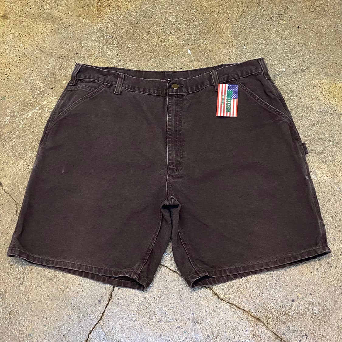 00s USA 빈티지 칼하트 B25 워크팬츠 반바지  상품이미지1