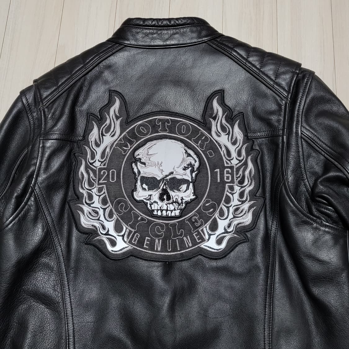 (m) 할리데이비슨 패치 다크호스 가죽 자켓 상품이미지8