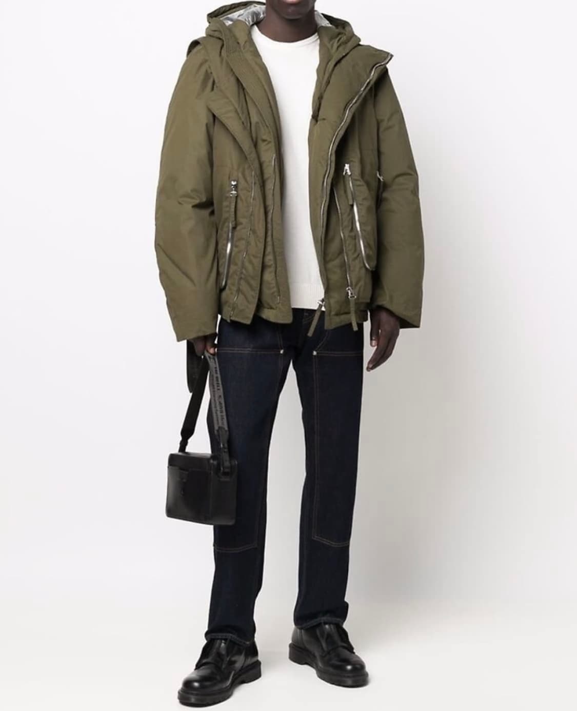 헬무트랭 레이어드 패딩 다운 푸퍼 자켓 상품이미지3