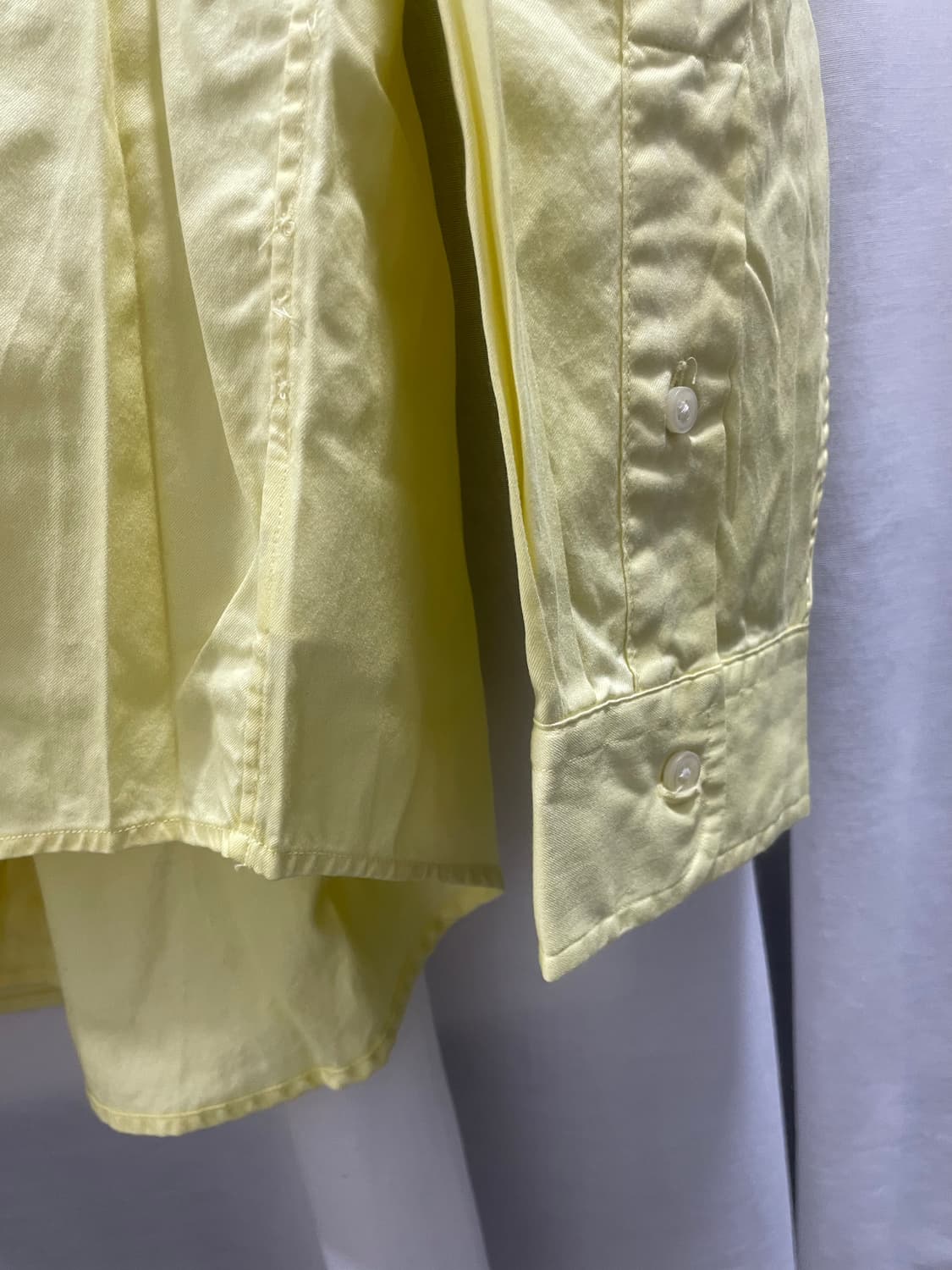 폴로 랄프로렌/ 클래식 핏 버튼다운 셔츠 옐로우/ L 상품이미지5