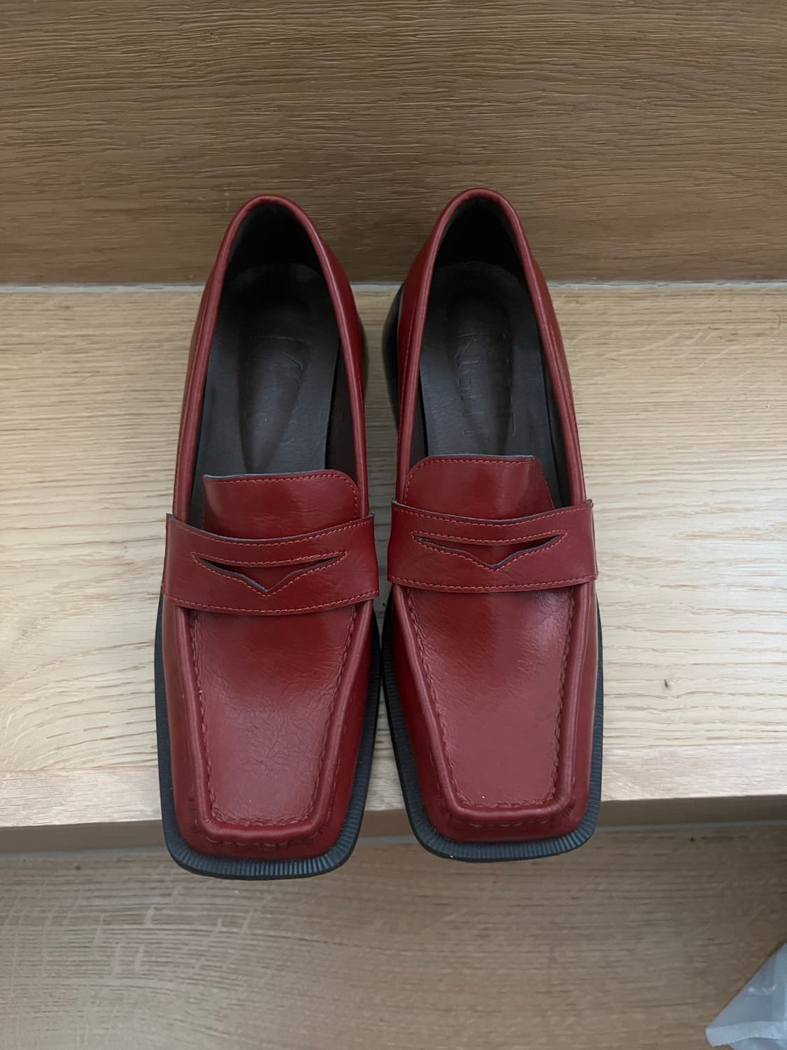 Moodnight 버건디 로퍼 235 상품이미지3